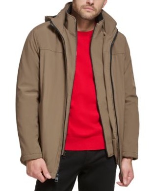 Calvin Klein Men’s Infinite Stretch Jacket With Polar Fleece Lined Bib