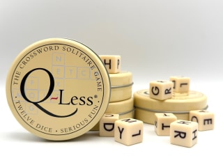 Q-Less Word Game