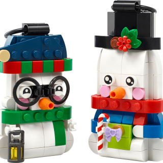 LEGO® Snowman Ornaments
