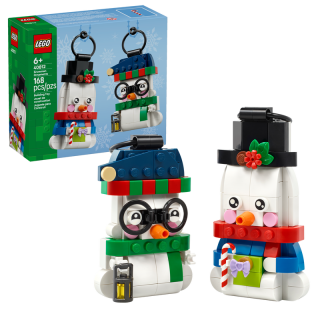 LEGO® Snowman Ornaments