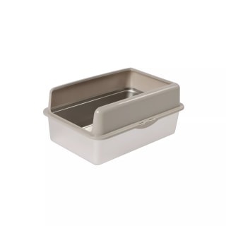The Exquisicat High-Sided Stainless Steel Litter Box