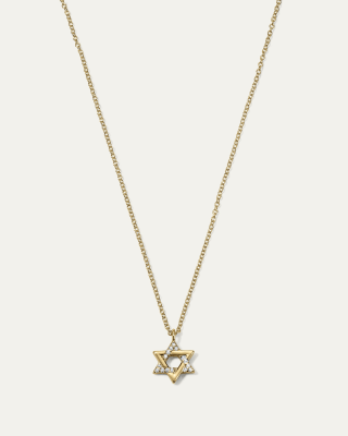 Jane Jewels The Reversible Star of David Necklace