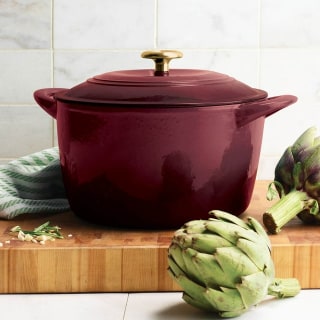 Tramontina Enameled Cast Iron Covered Round Dutch Oven (7 Quart)