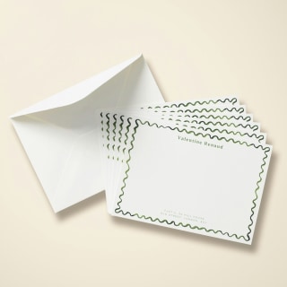 Papier Wavy Trim Notecard Set
