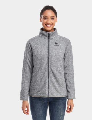 Ororo Women's Heated Full-Zip Fleece Jacket