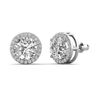Cate & Chloe Ariel 18k White Gold Earrings