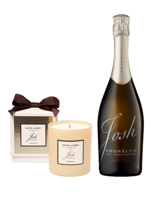 Hotel Lobby Candle x Josh Cellars Prosecco Set