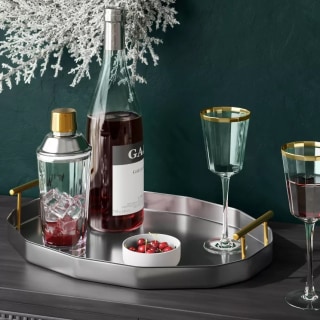 Threshold XL Stainless Steel Bar Tray