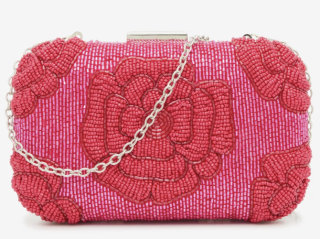 Kelly & Katie Beaded Flower Clutch