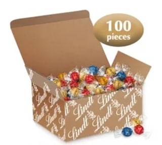 Lindt Peppermint Cookie Chocolate Lindor Truffles Box