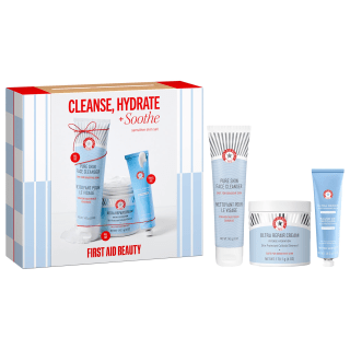 First Aid Beauty Cleanse, Hydrate + Soothe Holiday Skincare Gift Set
