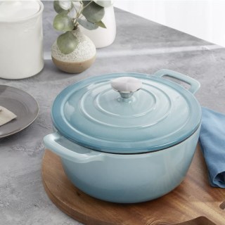 Mingle & Co. 5-Quart Enameled Cast Iron Dutch Oven