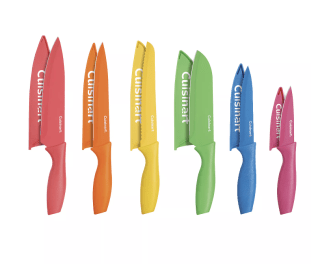 Cuisinart Advantage 12-Pc Ceramic-Coated Cutlery Set