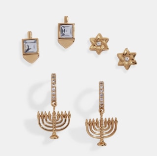Alex and Ani Hanukkah Stud Set