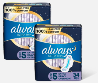 Always Ultra Thin Pads with Wings