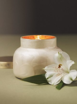 Capri Blue Volcano Capiz Jar Candle