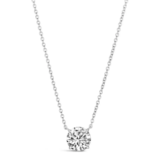 Anna Zuckerman Just Like Diamond Only Better Necklace in 1 Carat