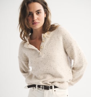 Abercrombie & Fitch Henley Sweater