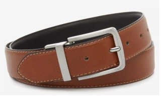 Steve Madden Stitch Reversible Men's Belt