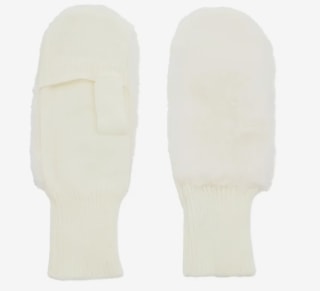 Kelly & Katie Faux Fur Mittens