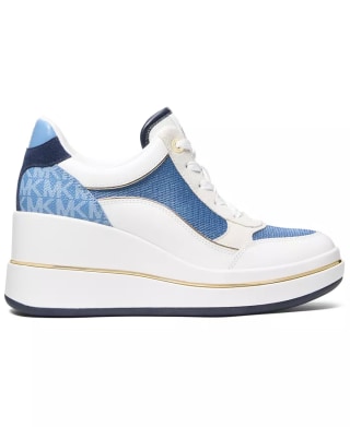 Michael Kors Emmy Wedge Trainer Sneakers