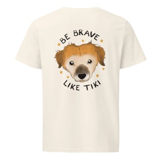 Muddy Paws Rescue Be Brave Like Tiki T-Shirt