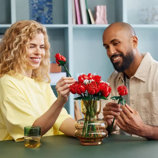 Lego Icons Bouquet of Roses Display Set for Adults