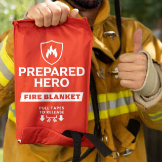 Prepared Hero Emergency Fire Blanket