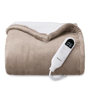 Bedsure Heated Blanket Throw Blanket