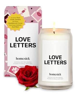 Homesick "Love Letters" Scented Candle