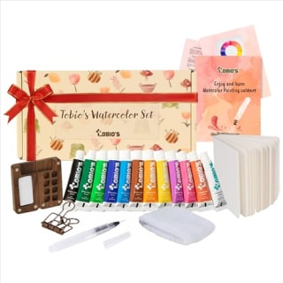 Original Tobios Mini Wooden Watercolor Paint Set