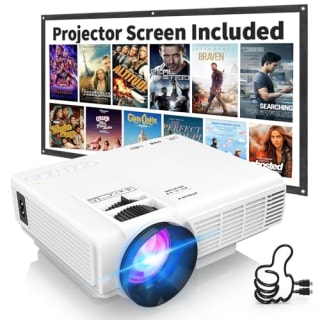 Mini Projector with Screen
