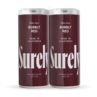 Surely Non-Alcoholic Bubbly Red Can