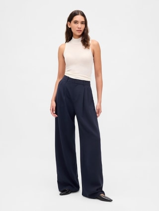 Gap 365 High Rise Pleated Trousers