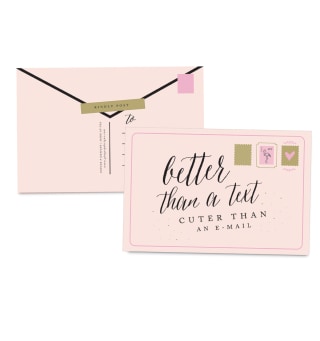 Ginger P. Designs Better Than a Text Postcards