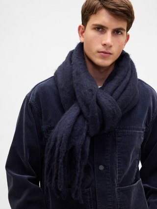 Gap Brushed Fringe Scarf