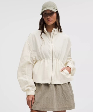 Lululemon Crinkle Nylon Cinchable Jacket