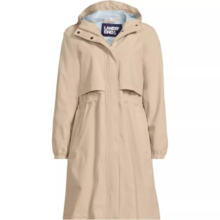 Lands' End Women's Squall Packlable Long Raincoat