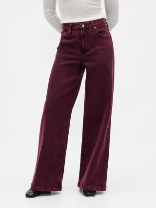 Gap High Rise Stride Wide-Leg Jeans