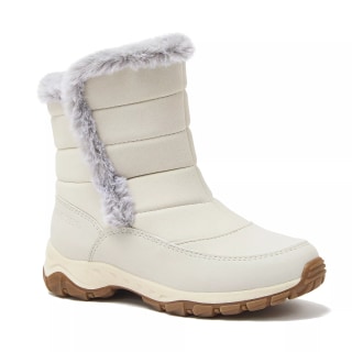Lands' End Kids Expedition Faux Fur Waterproof Puffer Snow Boots