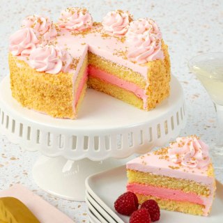 Bake Me A Wish! Pink Champagne Cake