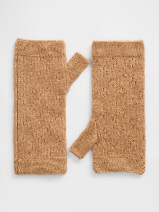 Gap Pointelle Fingerless Mittens