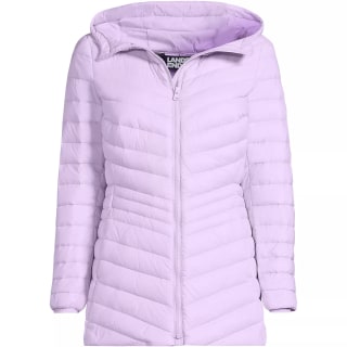 Lands’ End Wanderweight Packable Down Long Jacket