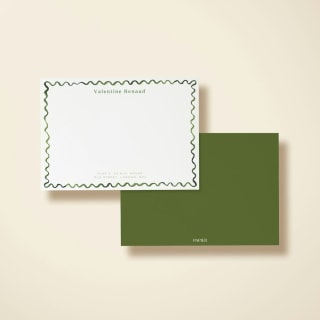 Papier Wavy Trim Notecard Set