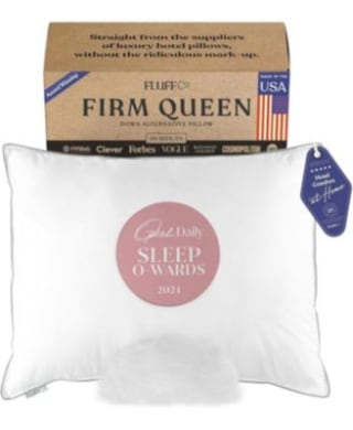 FluffCo Down Alternative Classic Hotel Pillow