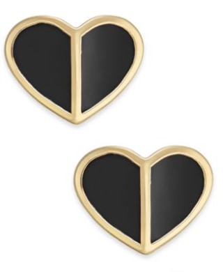 Kate Spade New York Gold-Tone Heart Stud Earrings
