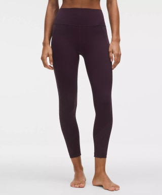 Lululemon Paisley Lace Overlay Tight (25 Inch)