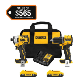 Dewalt Atomic 20-Volt Max Lithium-Ion Cordless Combo Kit