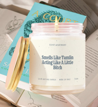 Etsy "A Court of Thorns and Roses" Tamlin Candle