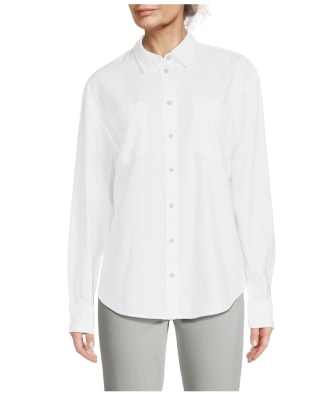 7 For All Mankind Linen Blend Shirt